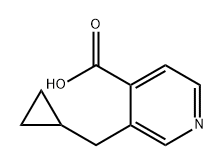 3-(Cyclopropylmethyl)isonicotinic acid Struktur