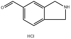 1H-Isoindole-5-carboxaldehyde, 2,3-dihydro-, hydrochloride (1:1) Struktur