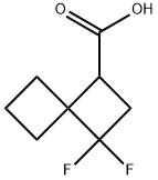 3,3-二氟螺[3.3]庚烷-1-羧酸,2680529-49-9,结构式