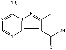 4-amino-7-methylpyrazolo[1,5-a][1,3,5]triazine-8-carboxylic acid Structure