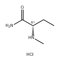 (S)-2-(甲基氨基)丁酰胺盐酸盐, 2682097-15-8, 结构式