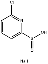 6-氯吡啶-2-亚磺酸钠 结构式