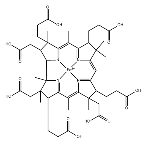 铁吡啉酸, 26936-80-1, 结构式