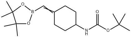 2694028-09-4 叔丁基(4-((4,4,5,5-四甲基-1,3,2-二氧杂硼烷-2-基)亚甲基)环己基)氨基甲酸酯