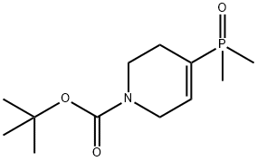 4-(二甲基磷酰基)-3,6-二氢吡啶-1(2H)-羧酸叔丁酯 结构式