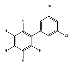 1,1'-Biphenyl-2,3,4,5,6-d5, 3'-bromo-5'-chloro- Structure