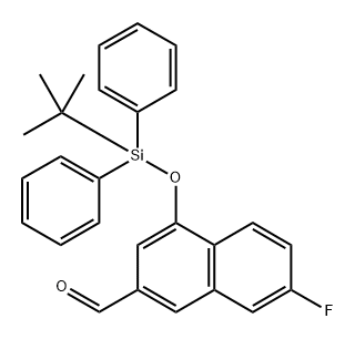 4-((tert-Butyldiphenylsilyl)oxy)-7-fluoro-2-naphthaldehyde Structure