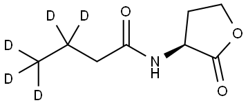 N-butyryl-L-Homoserine lactone-d5 Struktur