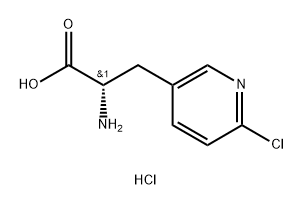 (S)-2-氨基-3-(6-氯吡啶-3-基)丙酸二盐酸盐, 2701679-69-6, 结构式