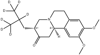 丁苯那嗪-D7, 2701977-99-1, 结构式