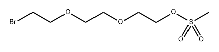 Br-PEG3-MS Structure