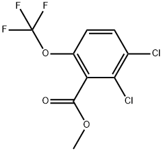 Methyl 2,3-dichloro-6-(trifluoromethoxy)benzoate 结构式
