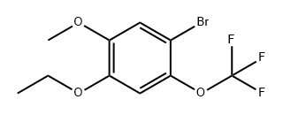 1-溴-4-乙氧基-5-甲氧基-2-(三氟甲基)苯, 2703560-10-3, 结构式