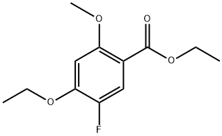 Ethyl 4-ethoxy-5-fluoro-2-methoxybenzoate Structure