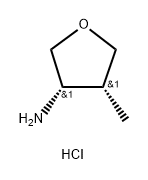 (3R,4S)-4-甲基四氢呋喃-3-胺盐酸盐, 2703745-35-9, 结构式