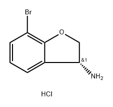 (R)-7-Bromo-2,3-dihydrobenzofuran-3-amine hydrochloride Structure