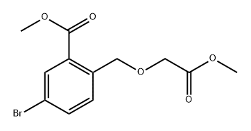 methyl 5-bromo-2-((2-methoxy-2-oxoethoxy)methyl)benzoate|5-溴-2-((2-甲氧基-2-氧代乙氧基)甲基)苯甲酸甲酯