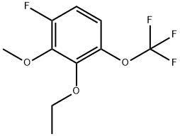 2-Ethoxy-4-fluoro-3-methoxy-1-(trifluoromethoxy)benzene,2703850-17-1,结构式