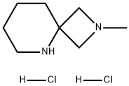 2,5-Diazaspiro[3.5]nonane, 2-methyl-, hydrochloride (1:2) Structure