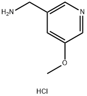 3-Pyridinemethanamine, 5-methoxy-, hydrochloride (1:1) Structure