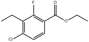 Ethyl 4-chloro-3-ethyl-2-fluorobenzoate,2706540-35-2,结构式