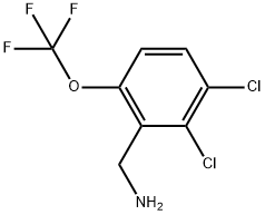 2,3-Dichloro-6-(trifluoromethoxy)benzenemethanamine Structure