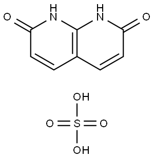 1,8-Naphthyridine-2,7(1H,8H)-dione, compd. with sulfurate (1:1) Structure