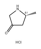 (S)-5-methylpyrrolidin-3-one hydrochloride Structure
