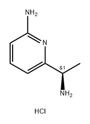 2-Pyridinemethanamine, 6-amino-α-methyl-, hydrochloride (1:1), (αR)- Structure