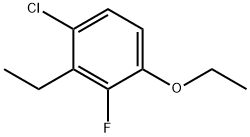 1-Chloro-4-ethoxy-2-ethyl-3-fluorobenzene,2708648-34-2,结构式