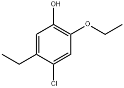4-Chloro-2-ethoxy-5-ethylphenol Structure