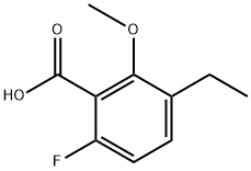 3-ethyl-6-fluoro-2-methoxybenzoic acid Structure