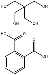 1,2-Benzenedicarboxylic acid, polymer with 2,2-bis(hydroxymethyl)-1,3-propanediol Structure