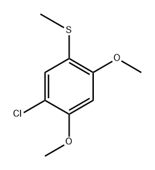 (5-Chloro-2,4-dimethoxyphenyl)(methyl)sulfane Struktur