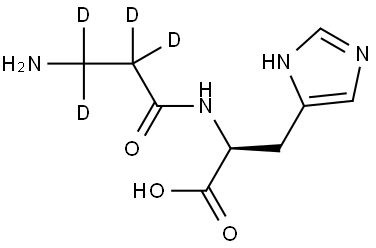 L-Carnosine-d4 Struktur