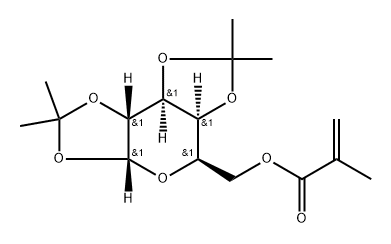 二异丙亚基半乳糖 6-异丁烯酸酯 结构式