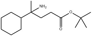 4-氨基-4-环己基戊酸叔丁酯 结构式