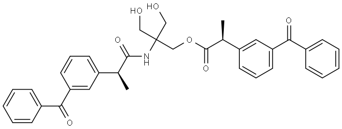 右酮洛芬杂质Q 结构式