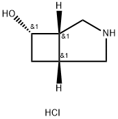 3-Aza-bicyclo[3.2.0]heptan-6-ol hydrochloride Structure