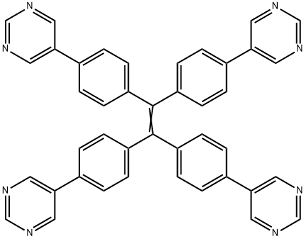 1,1,2,2-tetrakis(4-(pyrimidin-5-yl)phenyl)ethene|1,1,2,2-四(4-(嘧啶-5-基)苯基)乙烯