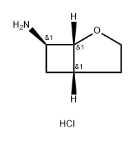 2-Oxabicyclo[3.2.0]heptan-7-amine, hydrochloride (1:1), (1R,5S,7R)- Structure