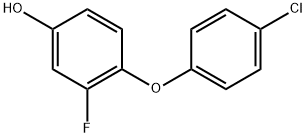 4-(4-Chlorophenoxy)-3-fluorophenol,2720557-28-6,结构式