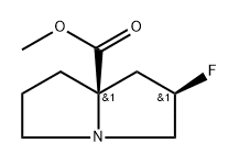 (2R,7AR)-2-氟四氢-1H-吡咯嗪-7A(5H)-羧酸甲酯 结构式