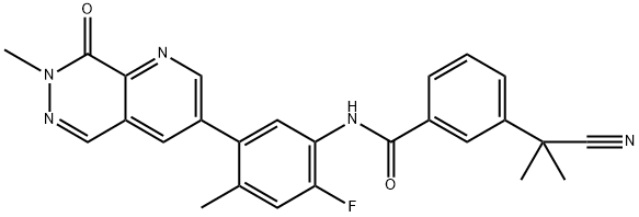化合物GNE-9815 结构式