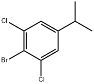 2-Bromo-1,3-dichloro-5-isopropylbenzene Structure