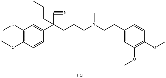 Verapamil Hydrochloride Impurity O as Hydrochloride Structure