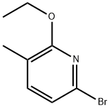 6-bromo-2-ethoxy-3-methylpyridine Struktur