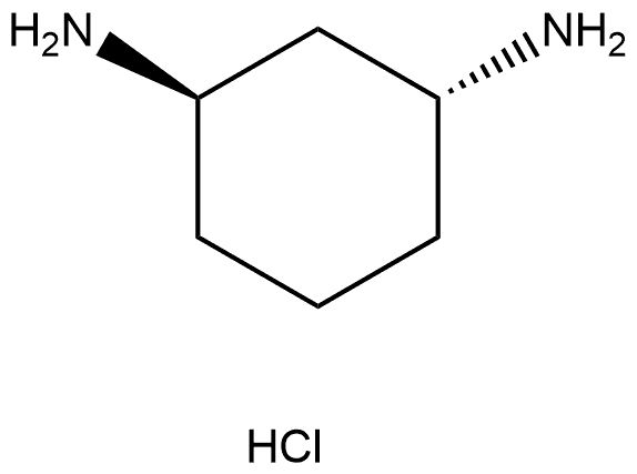 1,3-Cyclohexanediamine, hydrochloride (1:1), (1R,3R)-rel- Struktur