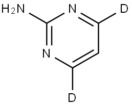 2-Pyrimidin-4,6-d2-amine Struktur