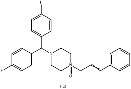 二盐酸氟桂利嗪氮氧化物 结构式